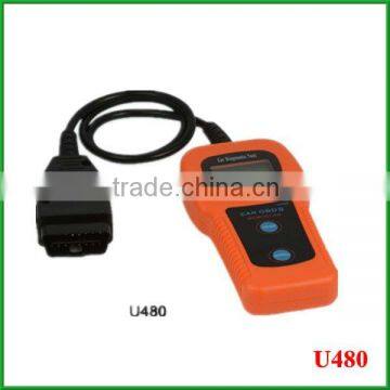 Best quality and best service u480 OBD2 CAN BUS Code Scanner OBDII Engine Code Reader free shipping