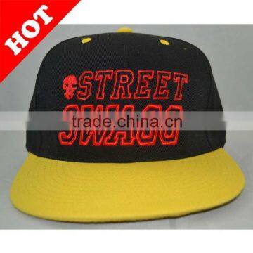 black leather snapback caps