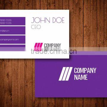 High quality visiting card with company logo