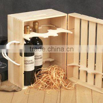 Wholesale wooden box wine with high quality