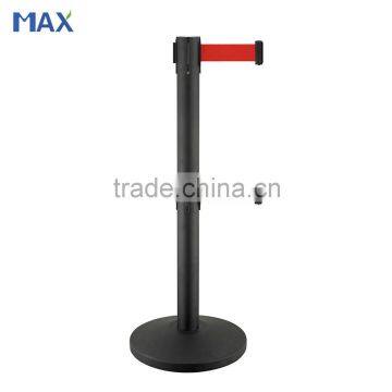 simple queue management display system belt stand barrier post