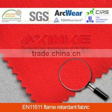 cotton flame resistant uv protection textile for security coverall