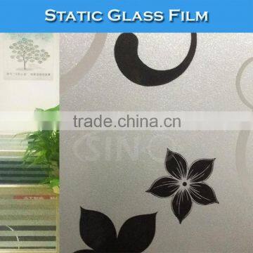 WB25 Environment Friendly Static Glass Film Window Decoration Stickers