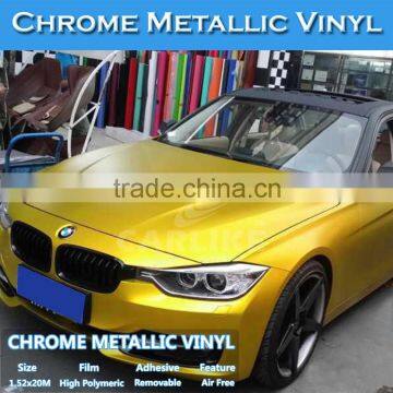 CARLIKE Matt Chrome Adhesive Vinyl Metallic Auto Decals Film
