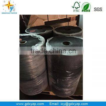 Different Gsm Gigh Purity Virgin Wood Pulp Black Paper Board photo-6