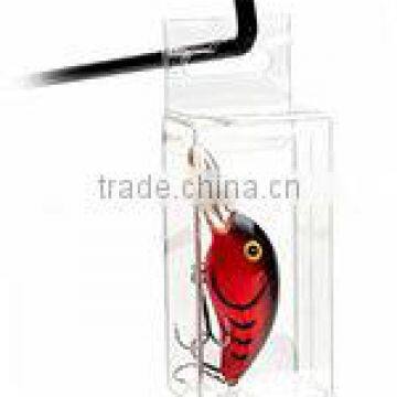 Clear Tuck Top Interlock Bottom PVC Boxes w Hang Hole