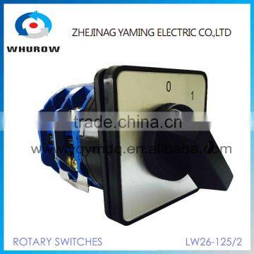 Rotary switch LW26-125/2 special red copper connection straps universal switch two poles 4 position switch changeover switch