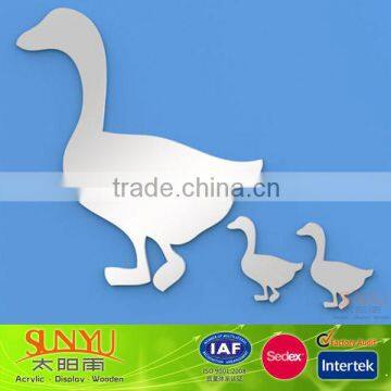 15cm Shatterpro Laser Cutting Acrylic Mirror With Ducks Crossing