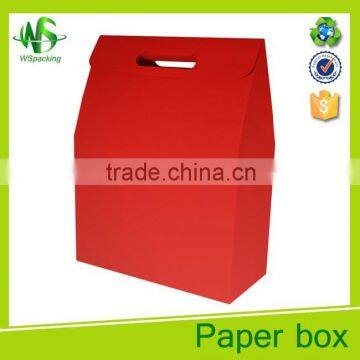 Cheap wholesale stand up red paper chocolate box candy boxes