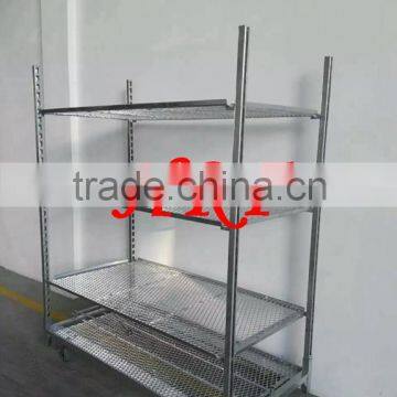 Iron mesh material push flower cart Garden tool cart TC032