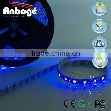 Purple 5050 SMD LED Strips light IP65, flexible LED ribbons light