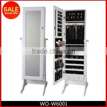 Standing Mirror With Jewelry Storage,Mysterious Jewelry Storage Cabinet,display cabinets