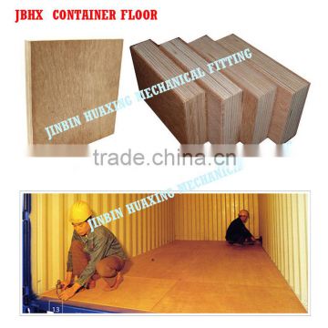 tianjin manufacturer of 28mm, 19 ply or 21 ply container flooring board