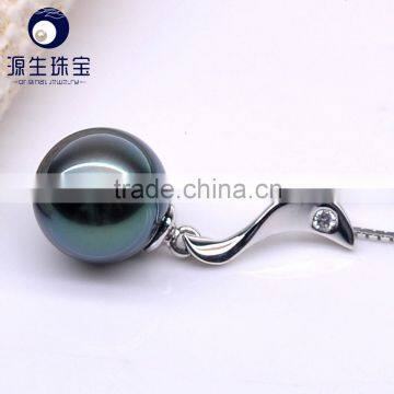Cheap Jewelry 9--10mm Black Tahitian Pearl Necklace Pendant for Sales