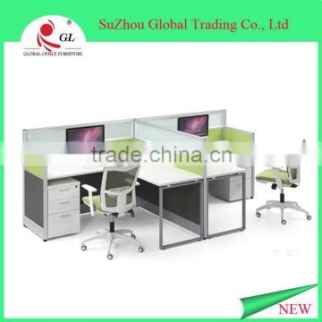 22 - 4 people high quality Face to face height adjustable table and workstations