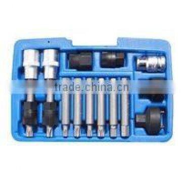 Combined socket set for alternator, 13pcs