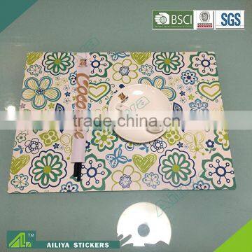 cartoon laser 3D eco-friendly OEM factory customized place value mat