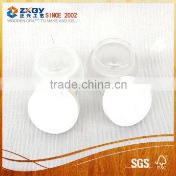 High quality white wood lid for perfume pine wood lid