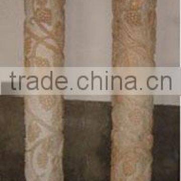 Stair decorations stair barriers white marble stair railing designs from Vietnam