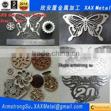 XAX23LC Non standard small quantity sample order acceptable metal CNC laser cutting manufacturer