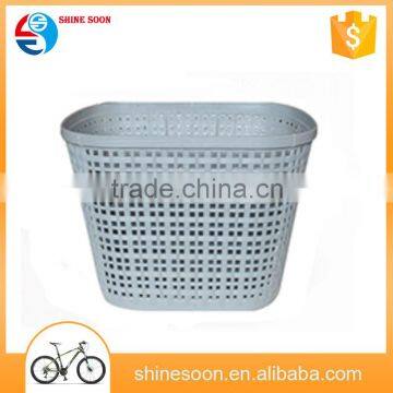 BIcycle baskets made in china gray bike basket plastic bicycle basket