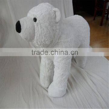 China factory direct sale lifelike white soft polar bear plush polar bear toy