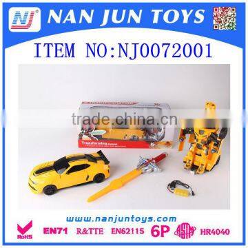 wholesale rc trans robot toy car