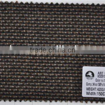 Hot Sell High Quality Wool Viscos Nylon Blend Woolen Fabric for Fashion Coat