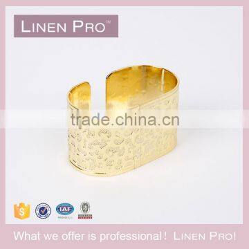 Linen Pro Gold Plated Napkin Rings for Restaurant