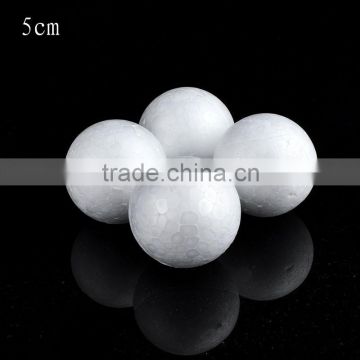 50mm craft Polystyrene Ball for Christmas tree decoration and Children DIY