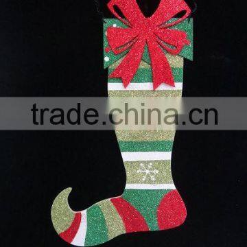 WOODEN CHRISTMAS BOOT HOME DECOR