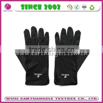 silk screen logo printed jewelry microfiber cleaning gloves