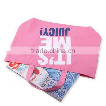 cotton tote calico bags with drawing for shopping wholesale