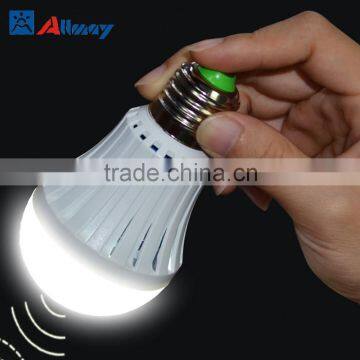 4W Multi-function smart sensor emeregncy rechargeable E27 led bulb