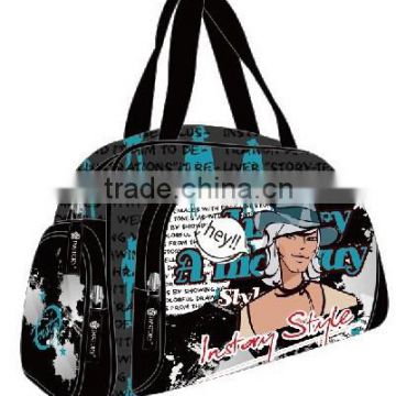 sport travel bag,trendy travel bag for teenagers,pattern sport bag