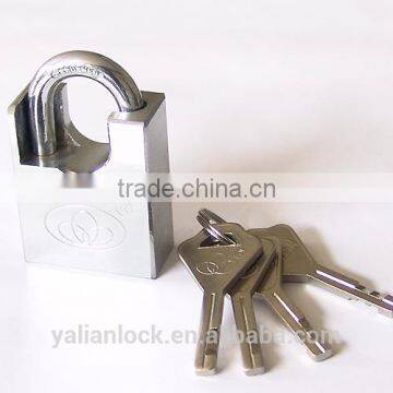 Zhejiang Yalian Brand Best price Chrome Plated Half Wrapped Beam Padlock