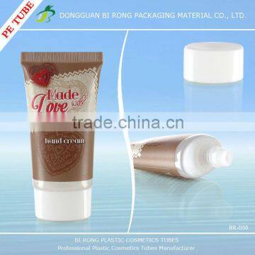 Oval Plastic Hand Cream Packaging Tubes