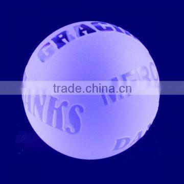 High Quality White Laser Engraving Crystal Glass Paperweight photo-3