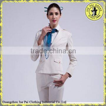 Fashion design suits airline uniform of women