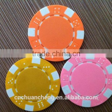 Top quality Custom Design Cheap Casino Clay Professional OEM Supply Used 11.5g Dice Poker Chips For Sale                        
                                                Quality Choice