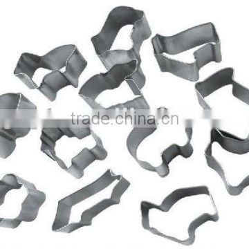 Custom stainless steel cake cutter metal animal shaped cookie cutter