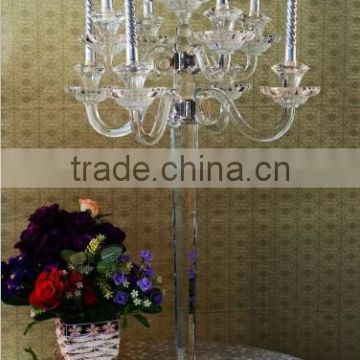 Wedding favor antique crystal candle holders in china