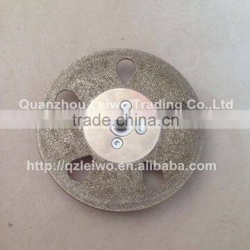 Electroplated Marble Saw Blade 6 inch (150 mm) One Side with M14 Flange Water Drop Shape Cutting Disc