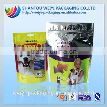 custom dust smell proof plastic bag packaging for dog food