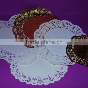 Round doilies paper