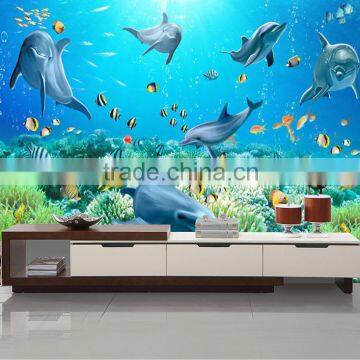 Modern House Design Porcelain Building Materials Ocean Style 3D Wall Tile and Floor Tiles