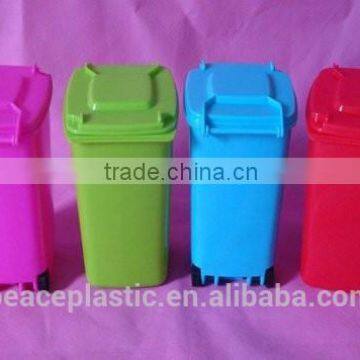 2014 mini walmart promotional cute plastic trash bin with lid