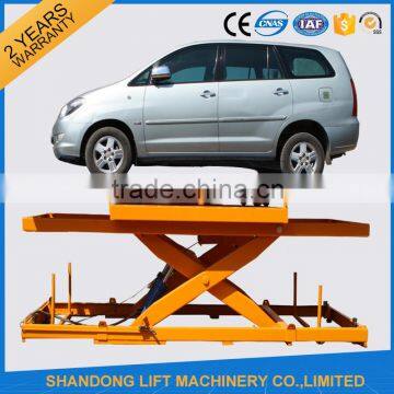 CE Approved Hydraulic Car Park Lift Equipment Car Garage Lift