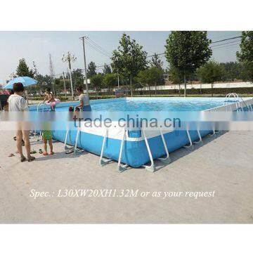 1.32M height 0.9mm netted PVC tarpaulin inflatable swimming pool