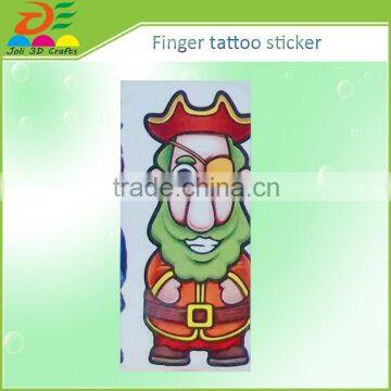 cartoon design water transfer feature long lasting temporary tattoo